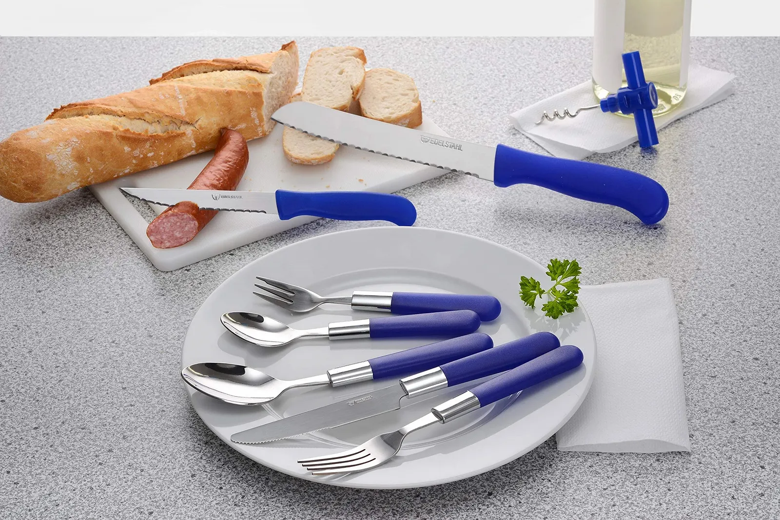 Набір столових приборів 37 предметів Besteckset, нержавіюча сталь, фото №4