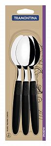 Набор Столовых Ложек Tramontina Ipanema 3 шт, Черный synthetic.ua - Фото 1