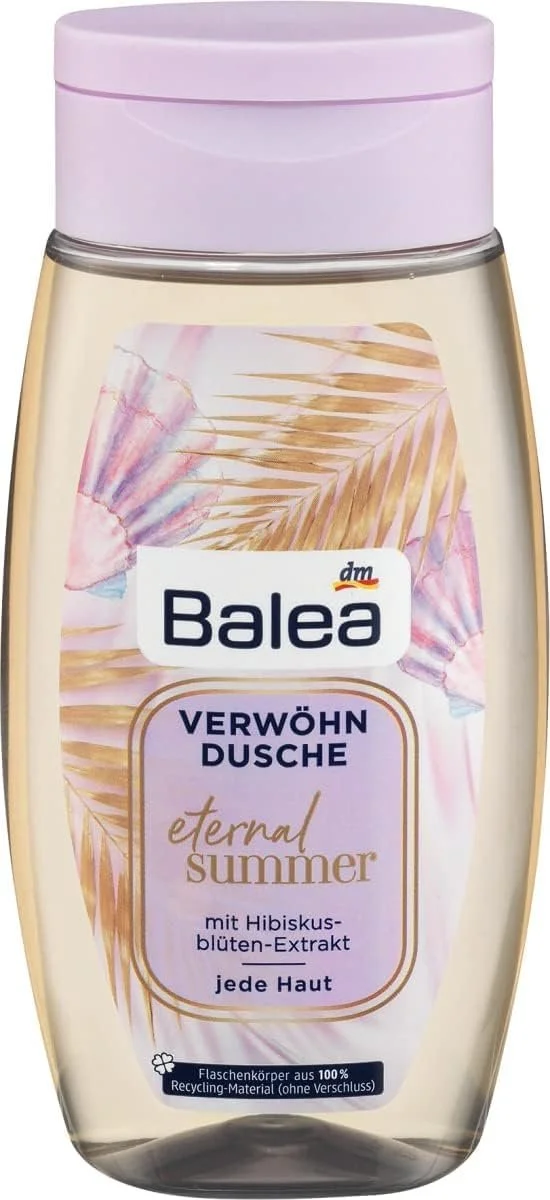 Набір Гель для душу Balea Golden Light (250 мл) + Гель для душу ETERNAL SUMMER з екстрактом квітів гібіскуса (250 мл), 2 шт, фото №2