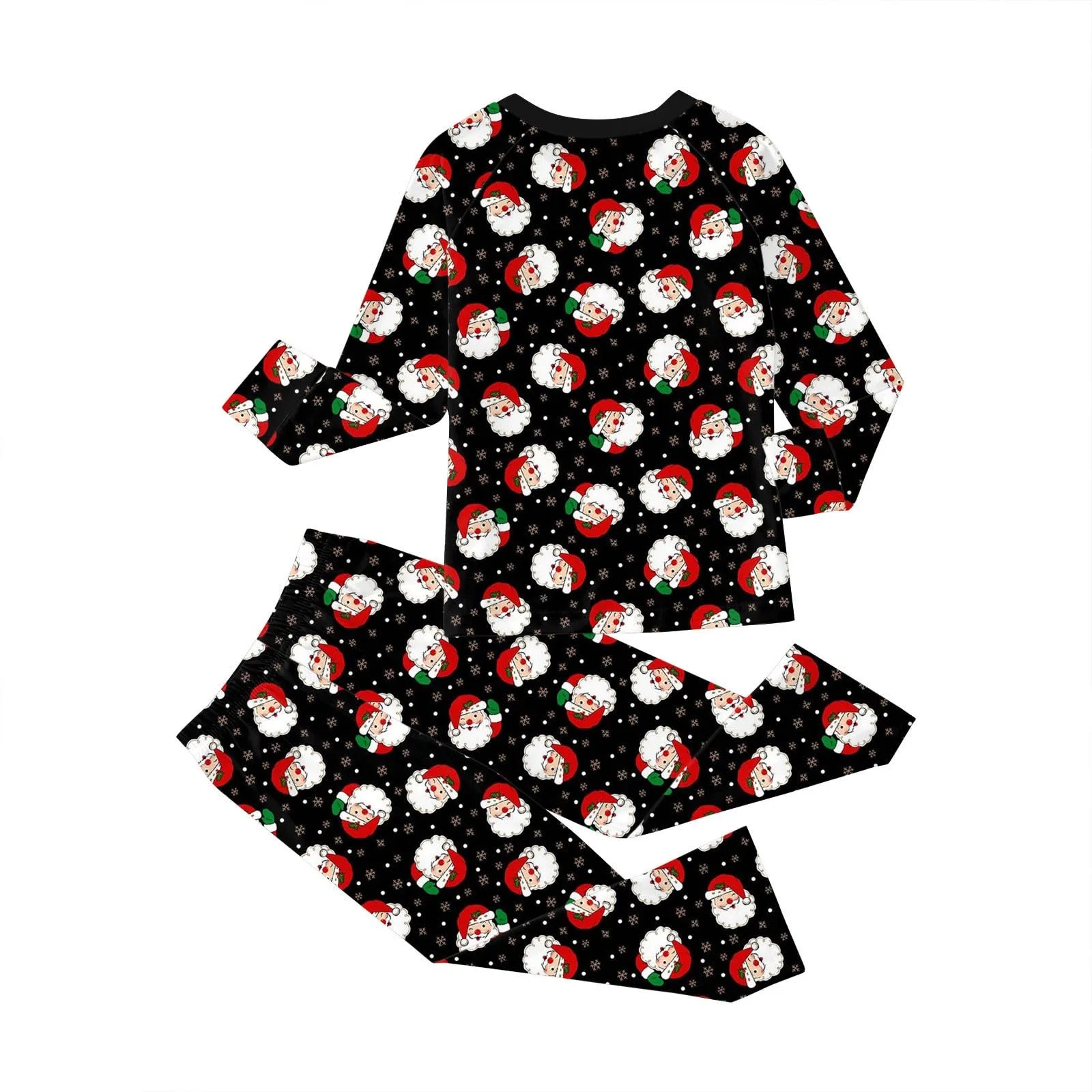 Комплект дитячий (топ з довгими рукавами та штани) з принтом, вільний, фото №3