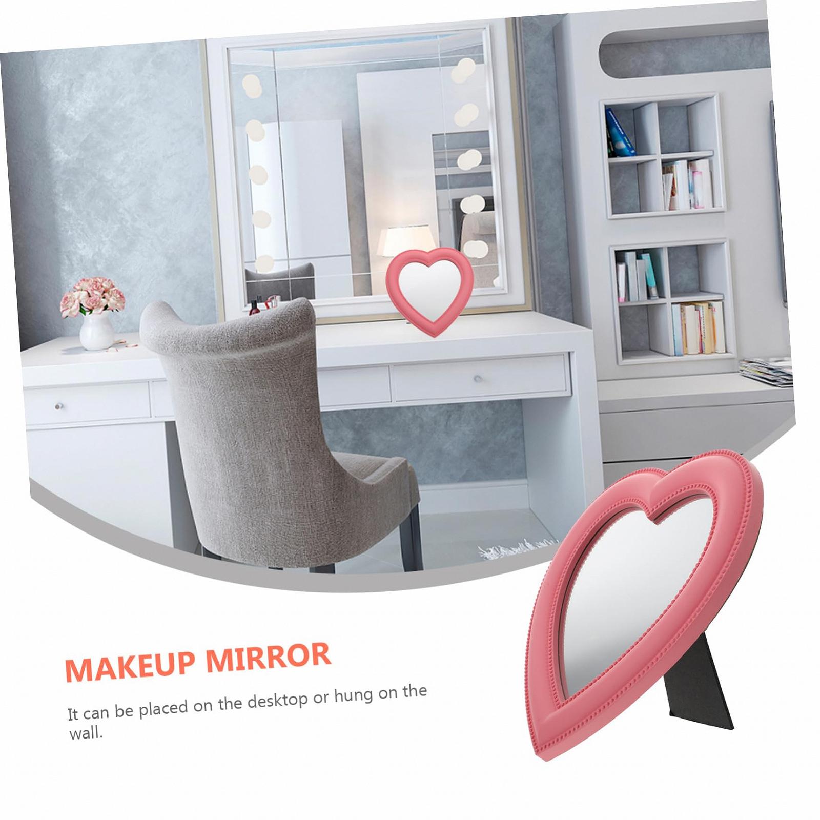 Зеркало Angoily Herzförmiger Schmink 5 шт. стеклянное, фото №5