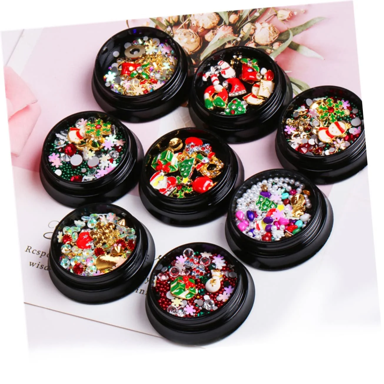 Прикраса для ногтей Рождественская, Аксессуар для маникюра, Прочная и Легкая, Креативная и Милая, Подходит для женщин и девушек, фото №6