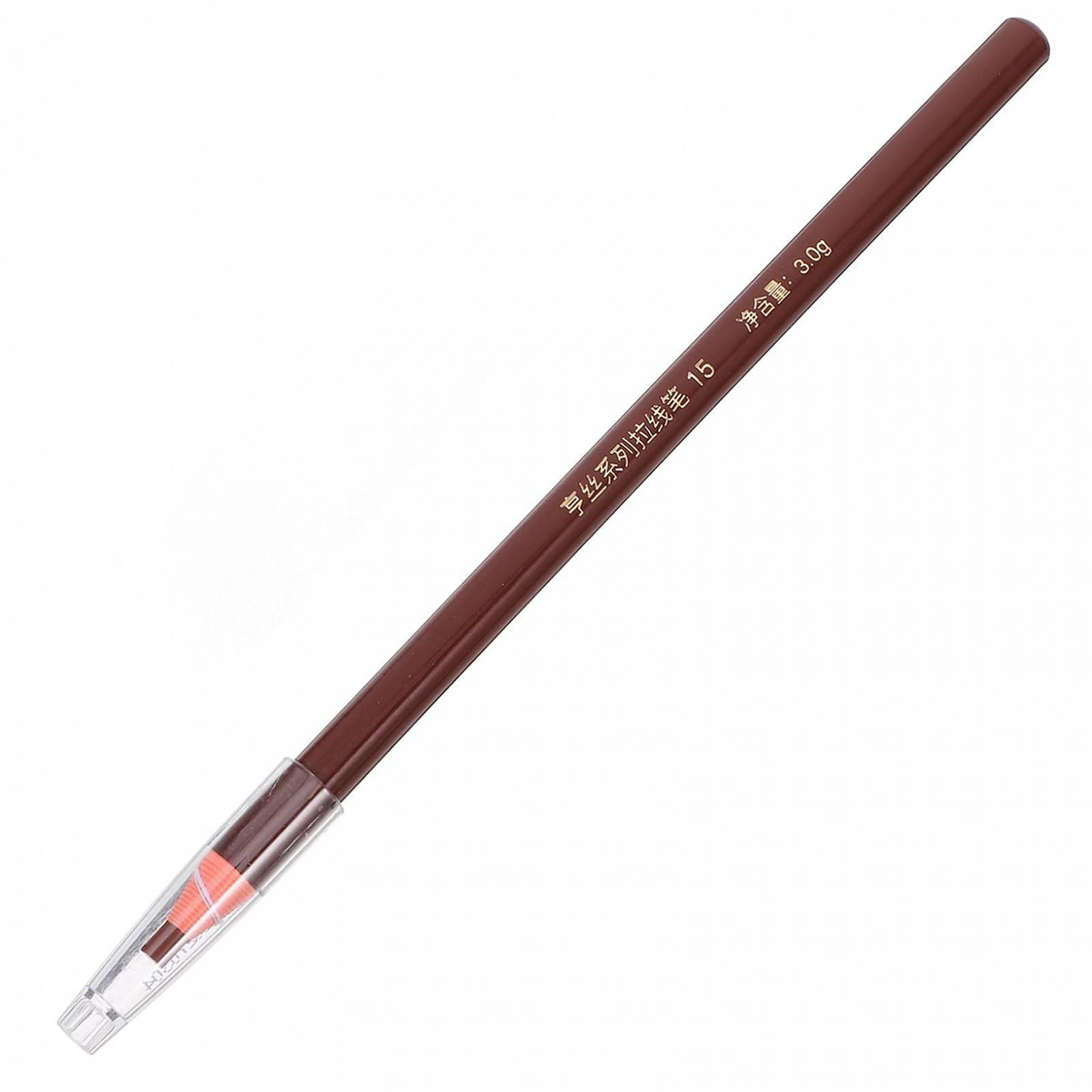 Карандаш DRESSOOS Pull Dark Brown Tearable Eyebrow Pencil Waterproof, фото №1