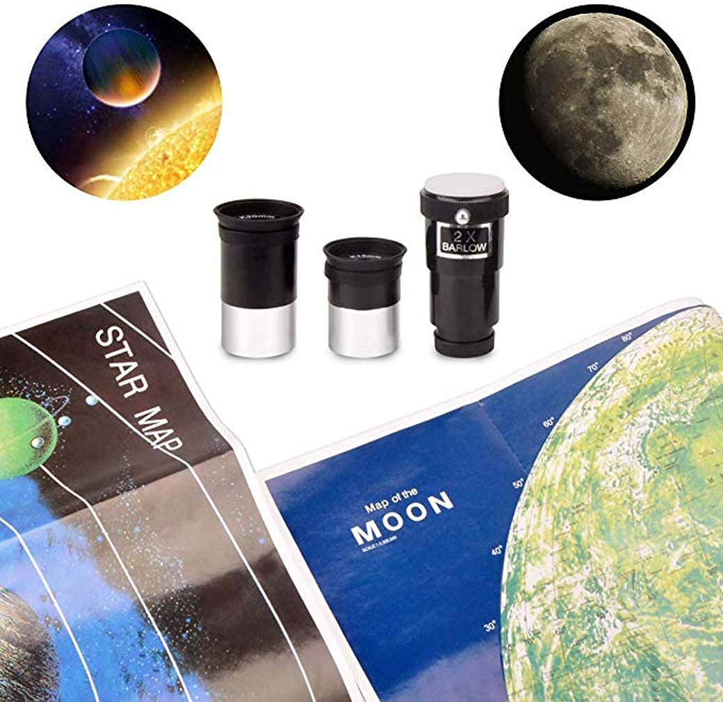 Дитячий телескоп рефракторний з штативом високої роздільної здатності, фото №7