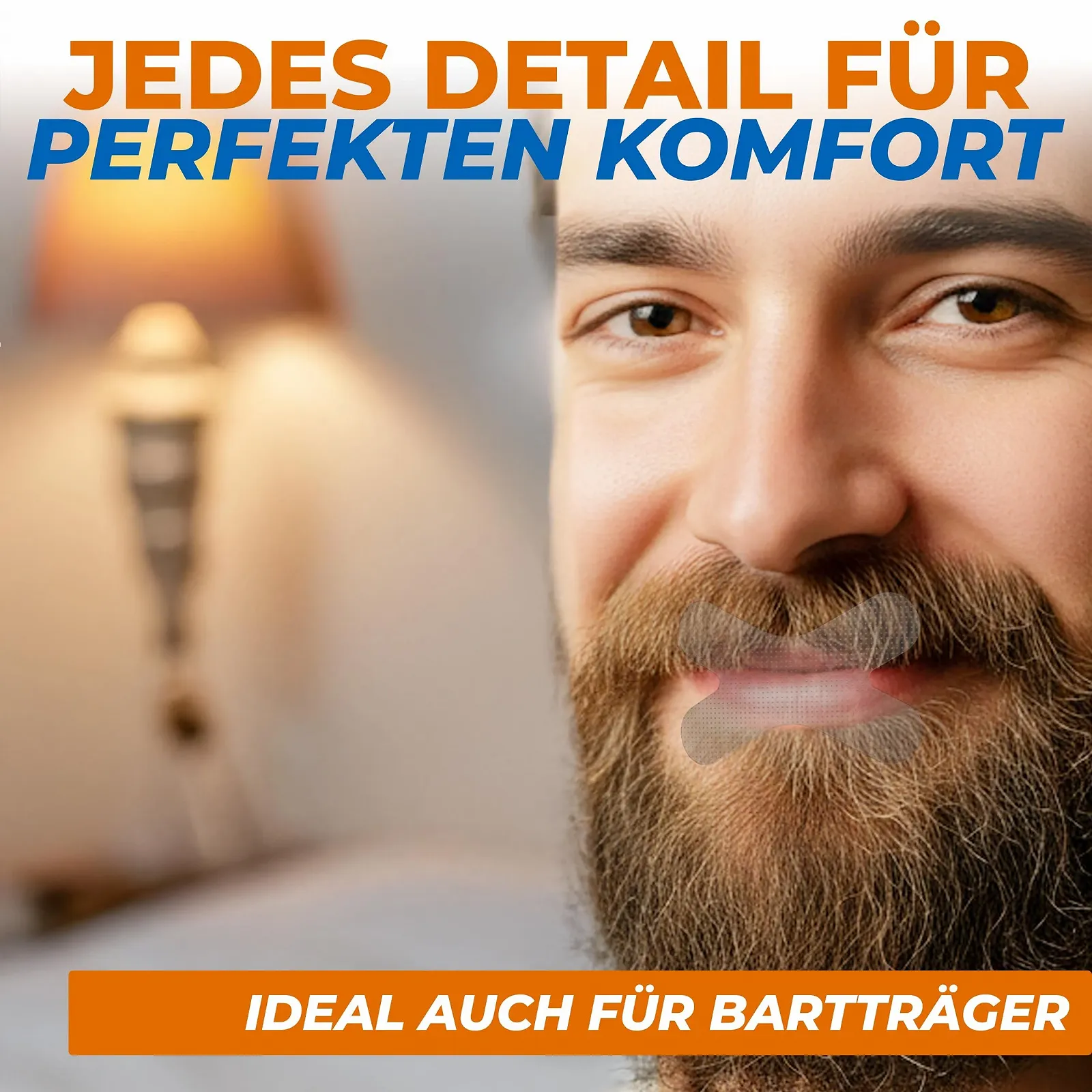 Пластир для рота Premium breeezy, 60 шт. для підтримки носового дихання ергономічне рішення проти хропіння для кращого сну та відпочинку, фото №4