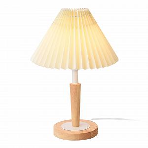 Настільна лампа lux.pro Sittingbourne 1 x E14 Wood Metal Cream White synthetic.ua - Фото 1
