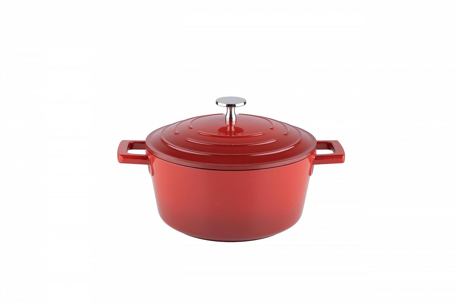 Кастрюля для запекания Kelomat Induction 3420-385 керамическая с крышкой 20 см 2.7 л красный, фото №4 Кастрюля для запекания Kelomat Induction 3420-385 керамическая с крышкой 20 см 2.7 л красный, фото №4