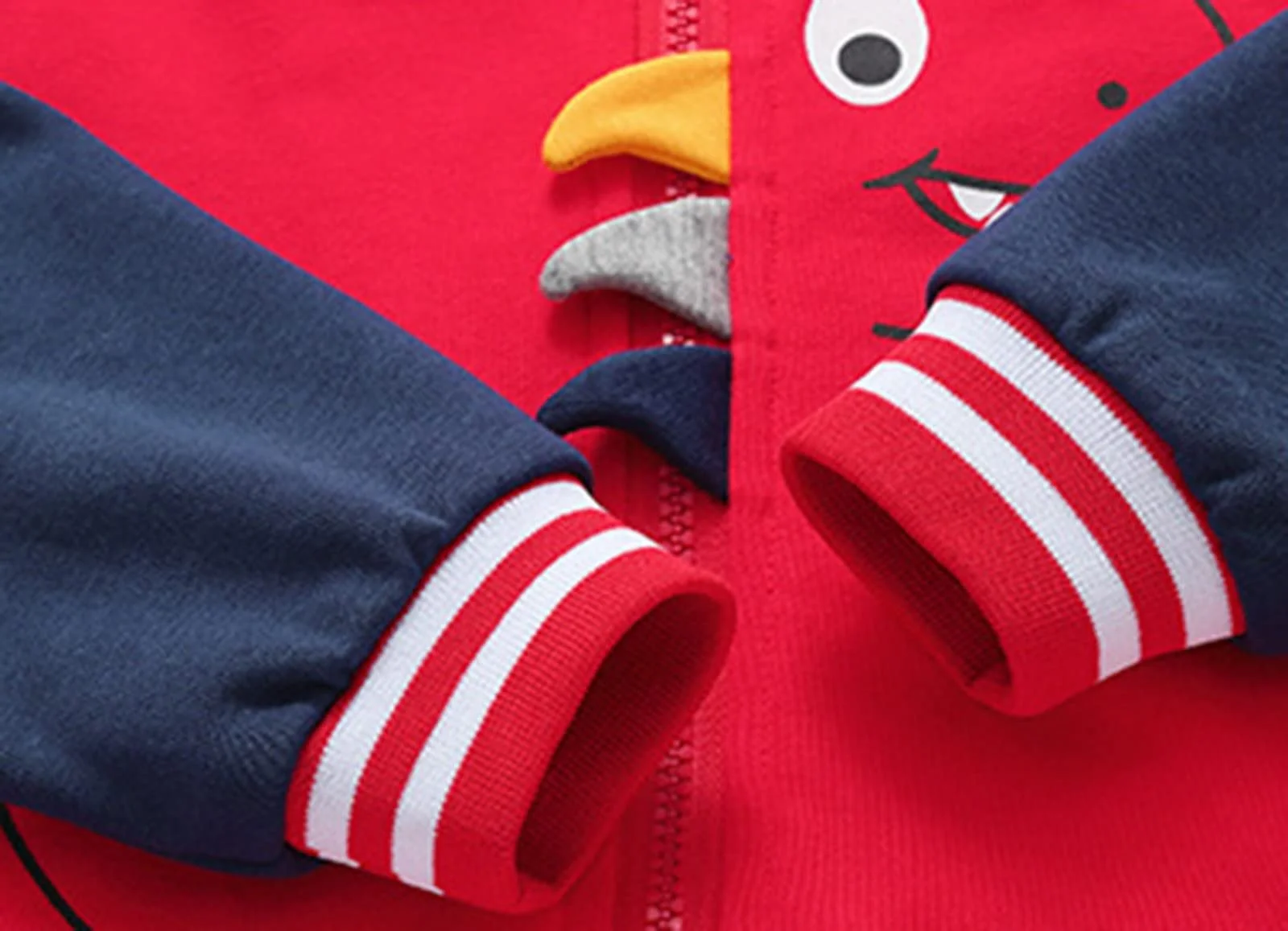 Зимняя куртка для мальчика размер 140 - детская одежда для малышей, мальчиков и девочек, с длинными рукавами, милый мультяшный принт с изображением животных, бейсбольные пальто, верхняя одежда, фото №2