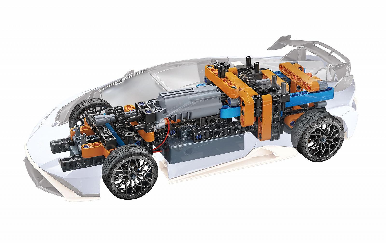 Набор Clementoni Science Build Huracán STO для детей Модель Lamborghini Лаборатория механики научная игра Многоцветный, фото №4