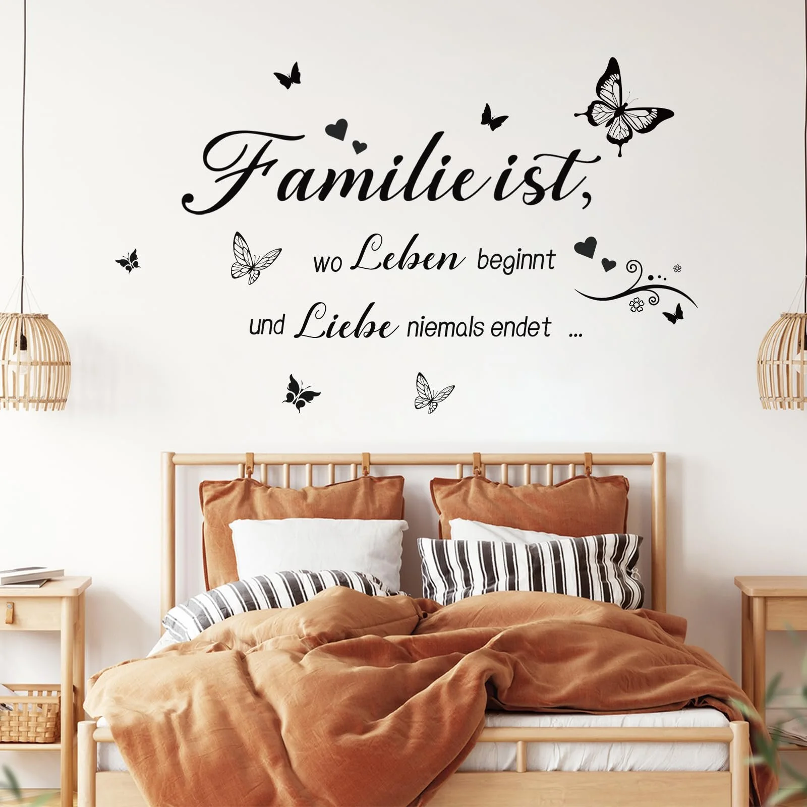 Наклейка на стіну TOARTI Family is Wall Tattoo 90 x 30 см Чорна, фото №5