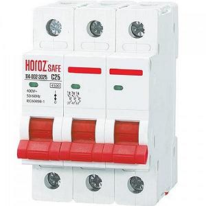 Автоматический выключатель Horoz Electric SAFE 25А 3P С 114 002 3025 - Фото 1