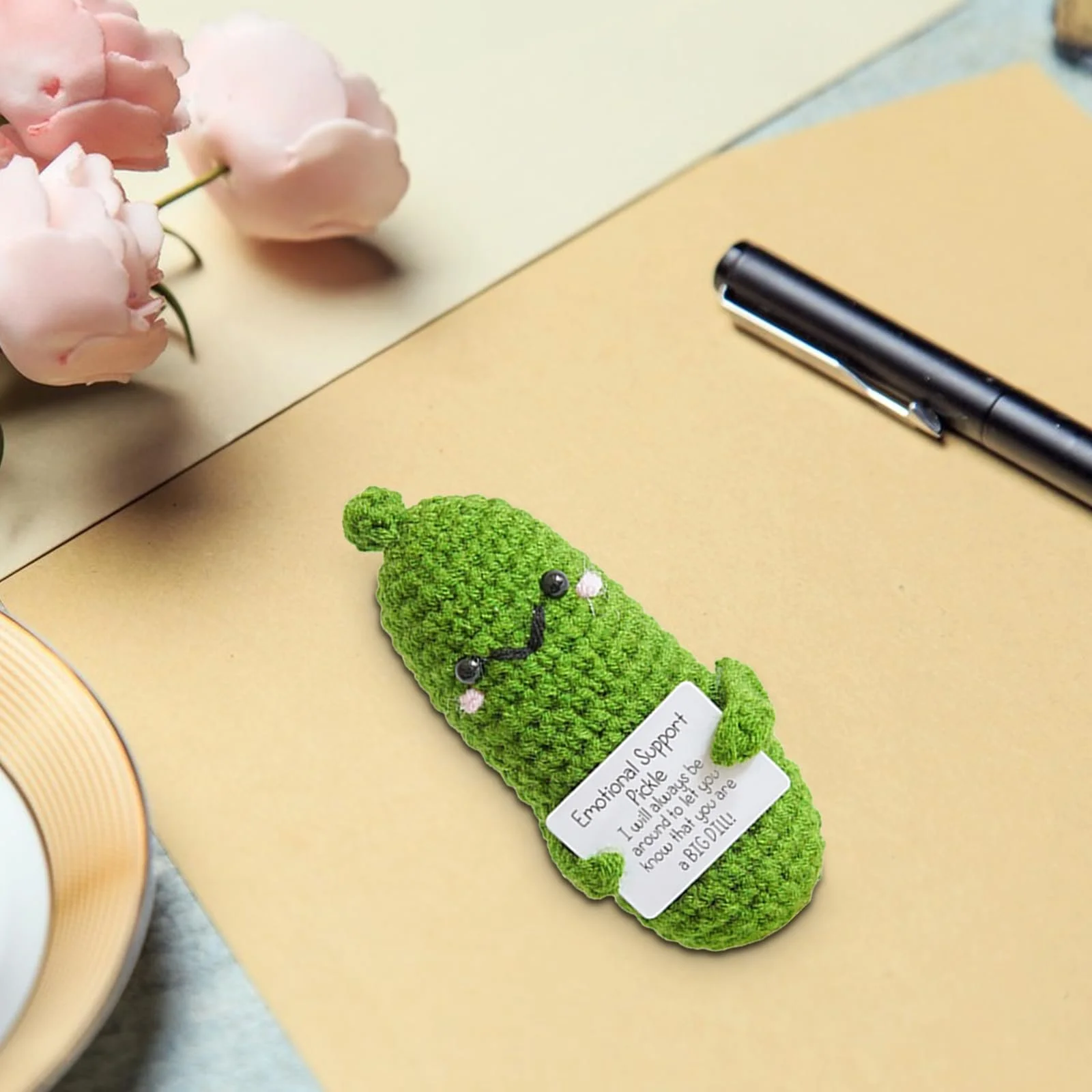 TECHEEL Вязаный Огурец Эмоциональная Поддержка Пикули Крафтовый Позитив, фото №6 TECHEEL Вязаный Огурец Эмоциональная Поддержка Пикули Крафтовый Позитив, фото №6