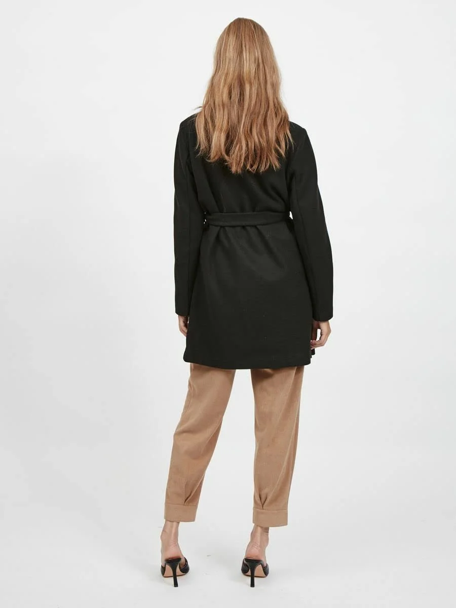 Пальто Vila Женское С поясом, фото №5 Пальто Vila Женское С поясом, фото №5