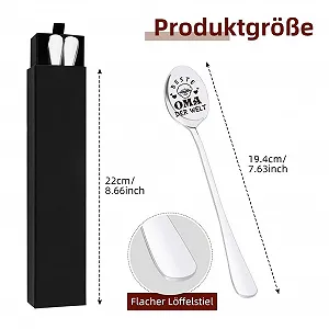 Ложка Кофейная из нержавеющей стали (2 шт) synthetic.ua - Фото 1