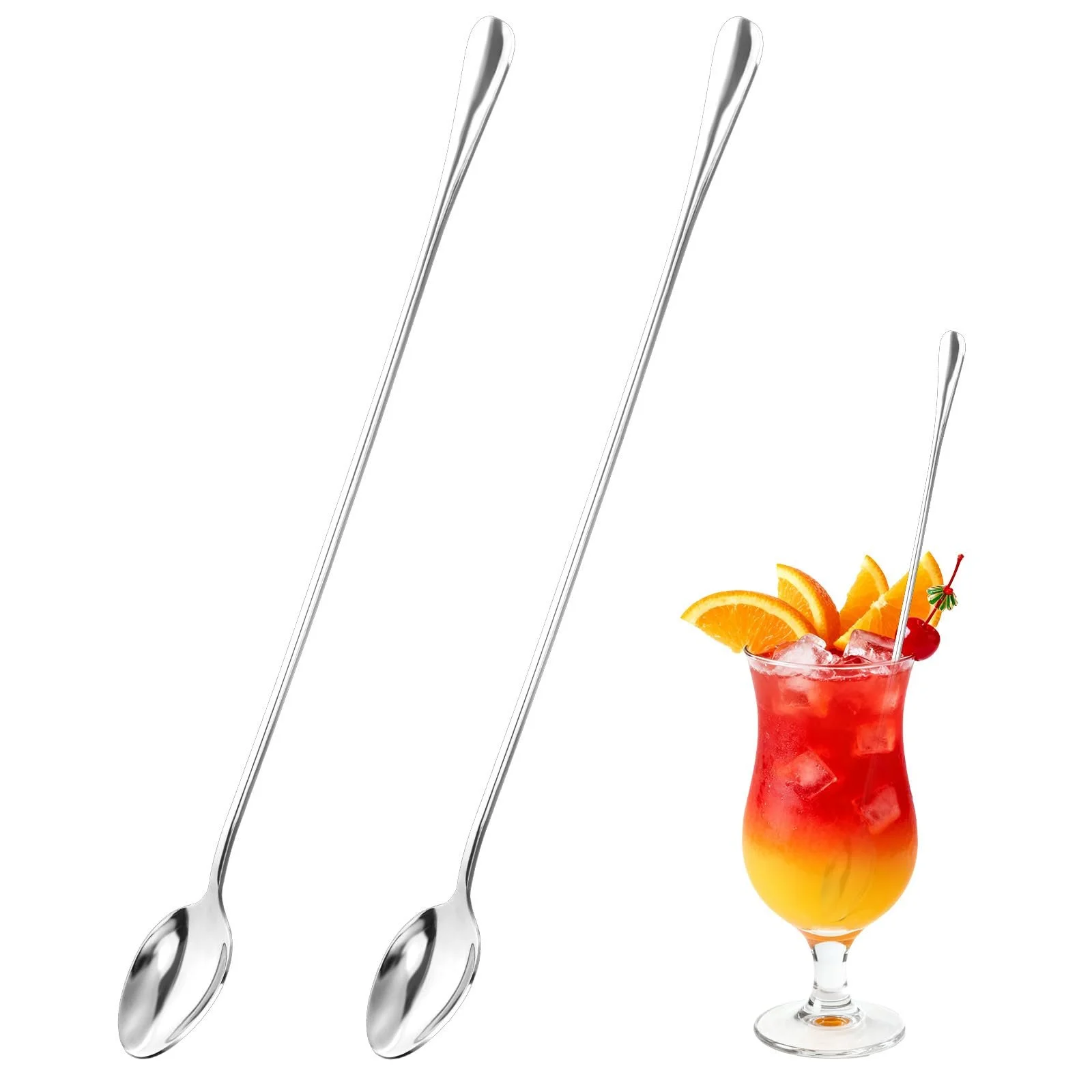 Набор из 2 барных ложек, фото №1