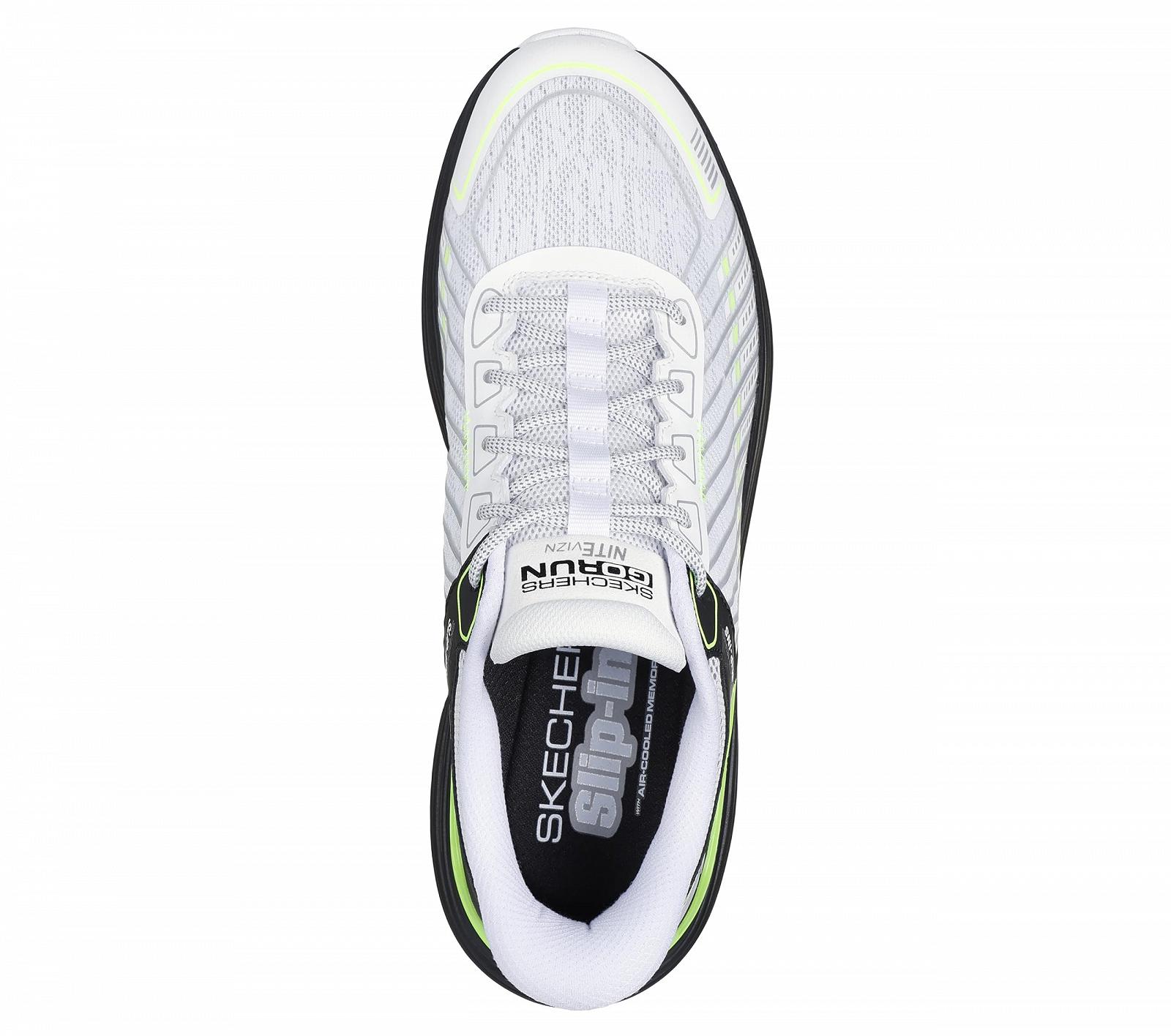 Кросівки Skechers Max Cushioning Suspension-Nitevizn White/Black, 10 UK, фото №2 Кросівки Skechers Max Cushioning Suspension-Nitevizn White/Black, 10 UK, фото №2