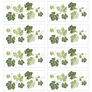 Наклейка на стіну Creative Design Green Leaf Decor Vine 8 шт - Фото 1