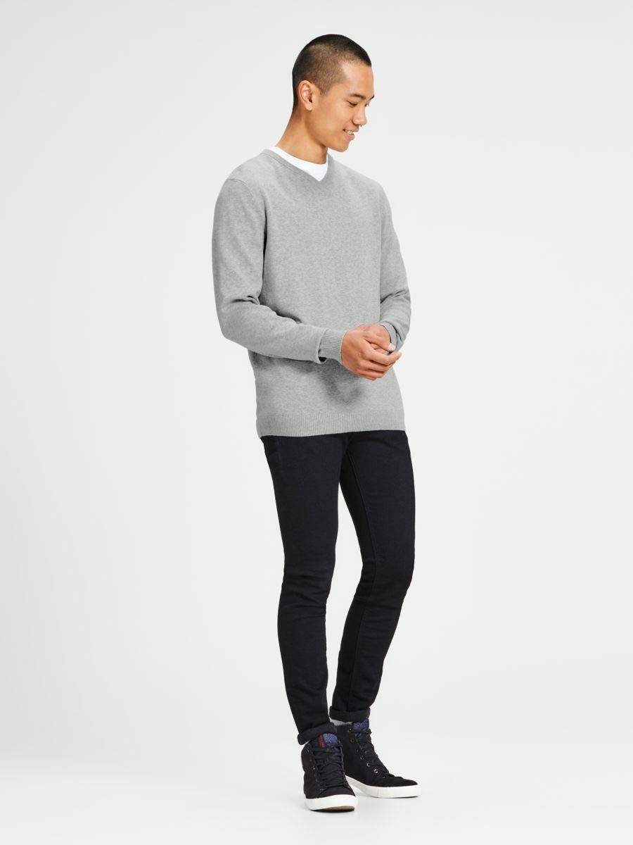 Джемпер з V-подібним вирізом JACK & JONES для чоловіків, фото №5