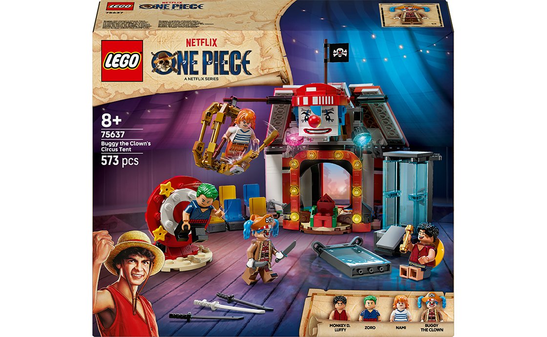 Конструктор Лего LEGO ONE PIECE Цирковий намет клоуна Баґґі (75637), фото №1