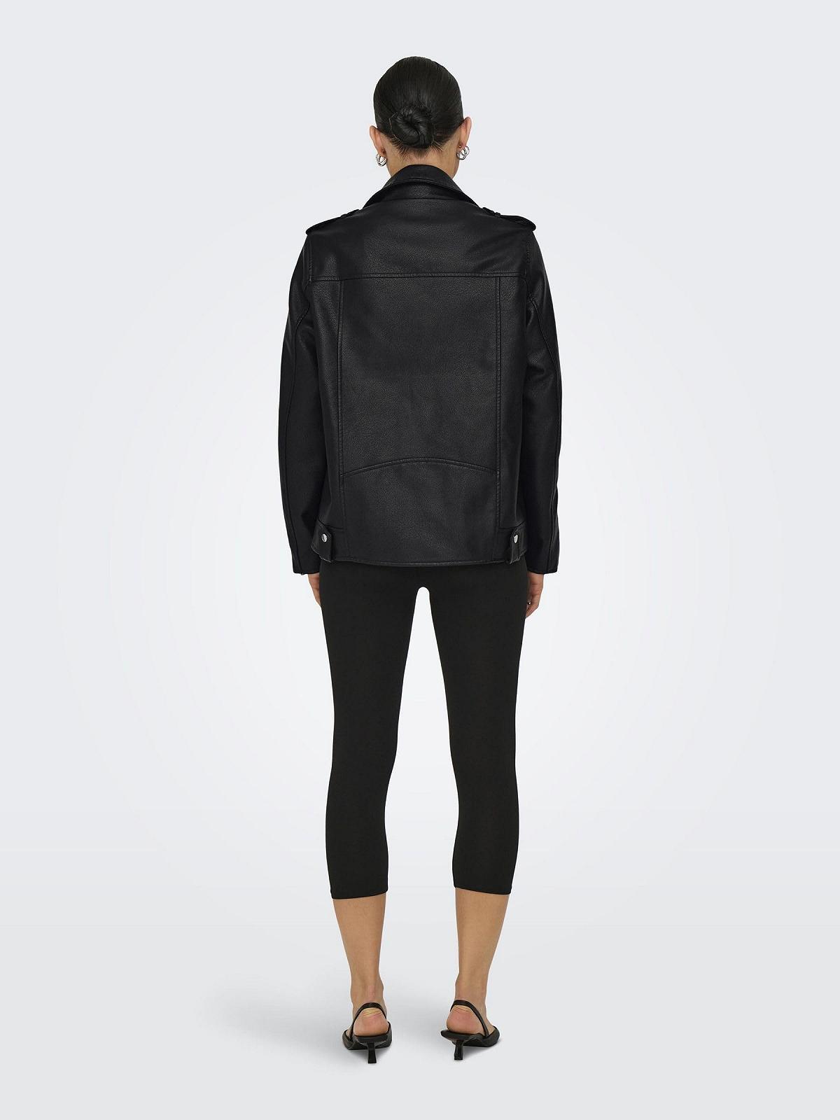 Жіноча куртка ONLY ONLMILLE Шкіряна куртка, фото №4