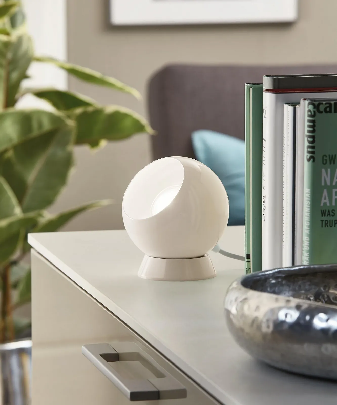 Настільна лампа Eglo Petto 1 сталева 3.3 Вт біла, фото №3