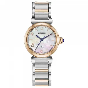 Мужские аналоговые часы CITIZEN Quartz EM1136-87D с ремешком из нержавеющей стали - Фото 1