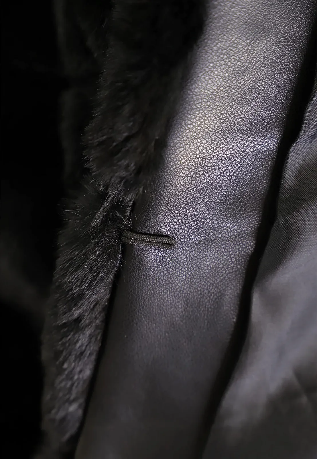 Зимнее пальто QUEEN HELENA PLC-02 с мягким мехом, фото №7