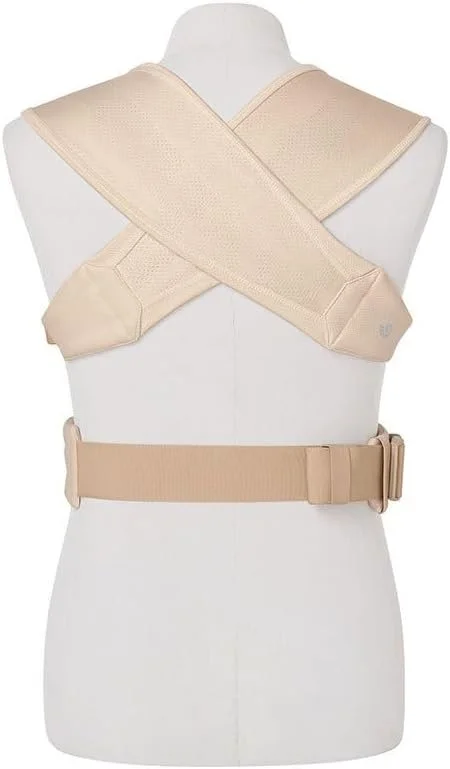 Дитячий рюкзак-переноска Ergobaby Embrace Soft Air Mesh для новонароджених 2-позиційний Кремовий, фото №4