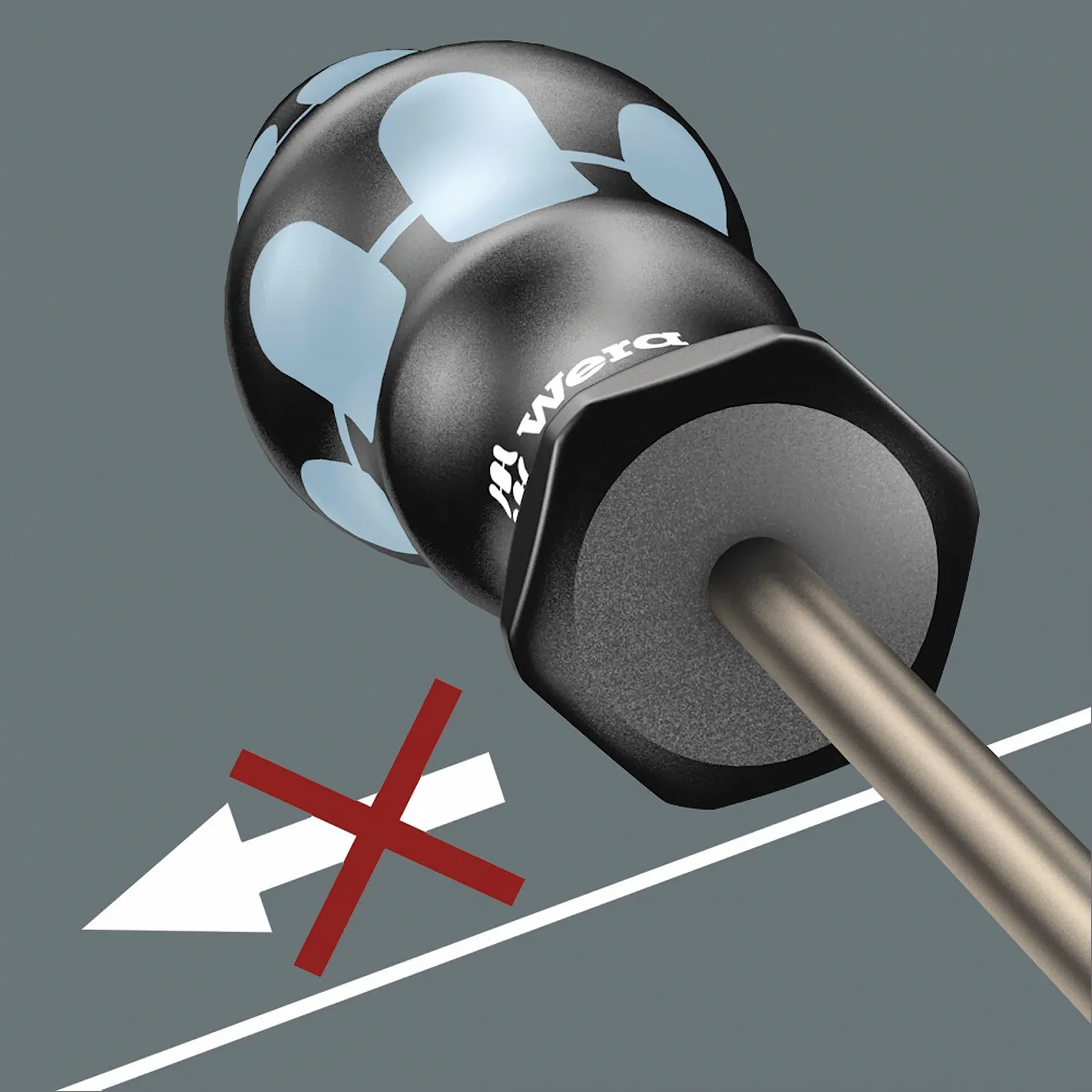 Хрестова викрутка Wera Kraftform Plus 032022 нержавіюча сталь PH2 100 мм, фото №8