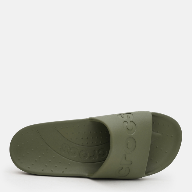 Шльопанці UNI Crocs Slide Whi 210088-309-Army Green CROCS M10/W12 Хакі 45.5, фото №5