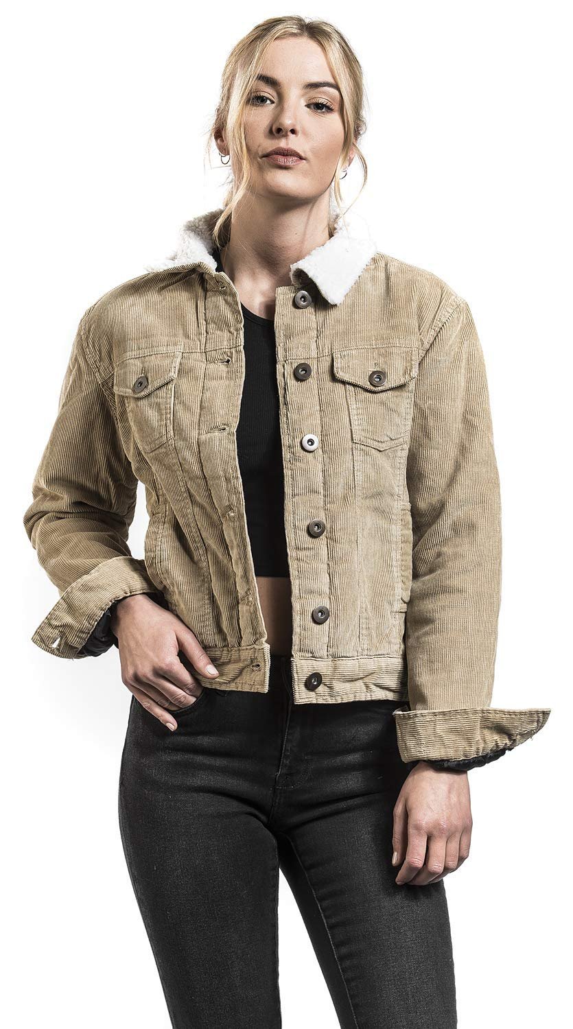 Куртка Urban Classics Sherpa Corduroy Женская, фото №6