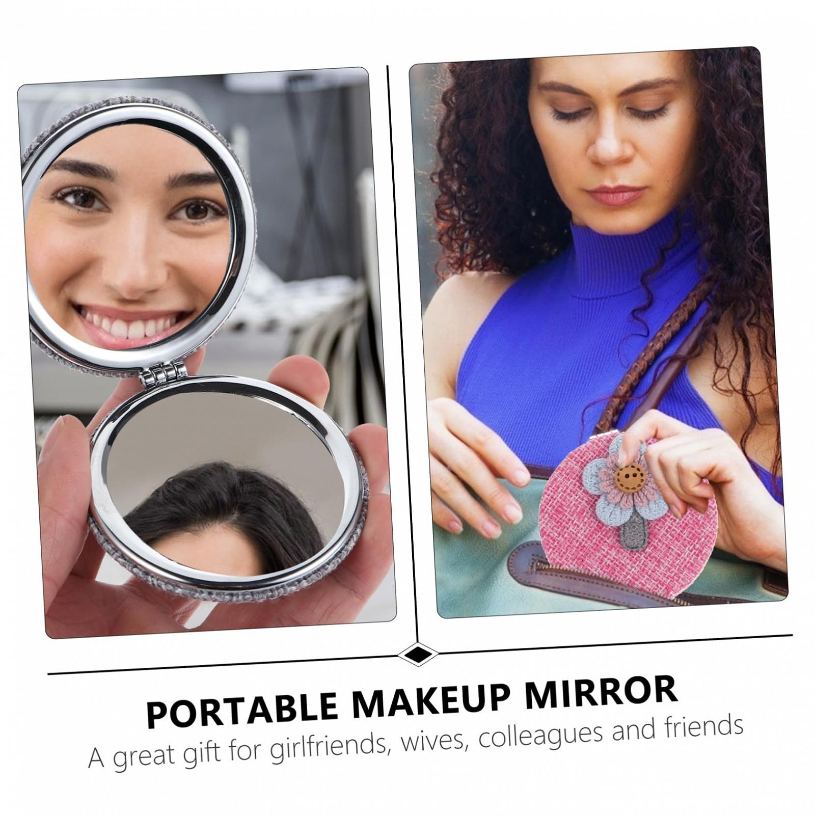 Ручное зеркало Angoily 6 STK из ткани одностороннее маленькое карманное зеркальце Retro ABS, фото №6 Ручное зеркало Angoily 6 STK из ткани одностороннее маленькое карманное зеркальце Retro ABS, фото №6