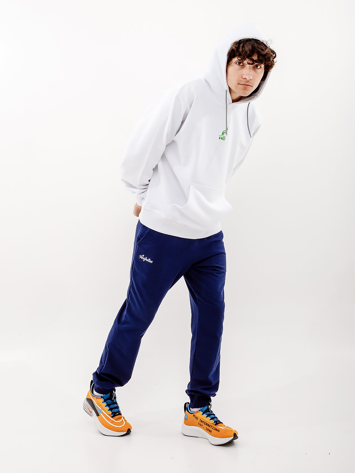 Штани AUSTRALIAN ESSENTIAL FLEECE PANTS RIB BOTTOM L, фото №4