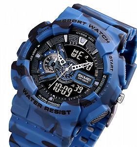 Годинник Skmei 1688CMBU Camo Blue SALE synthetic.ua - Фото 1