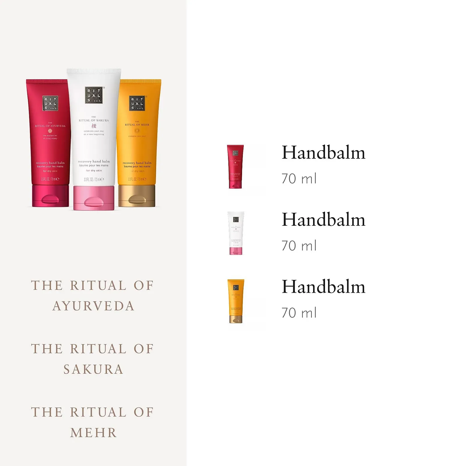 Бальзам для рук RITUALS The Rituals of Sakura, Mehr & Ayurveda - Набір з 3-х кремів для рук, фото №3 Бальзам для рук RITUALS The Rituals of Sakura, Mehr & Ayurveda - Набір з 3-х кремів для рук, фото №3