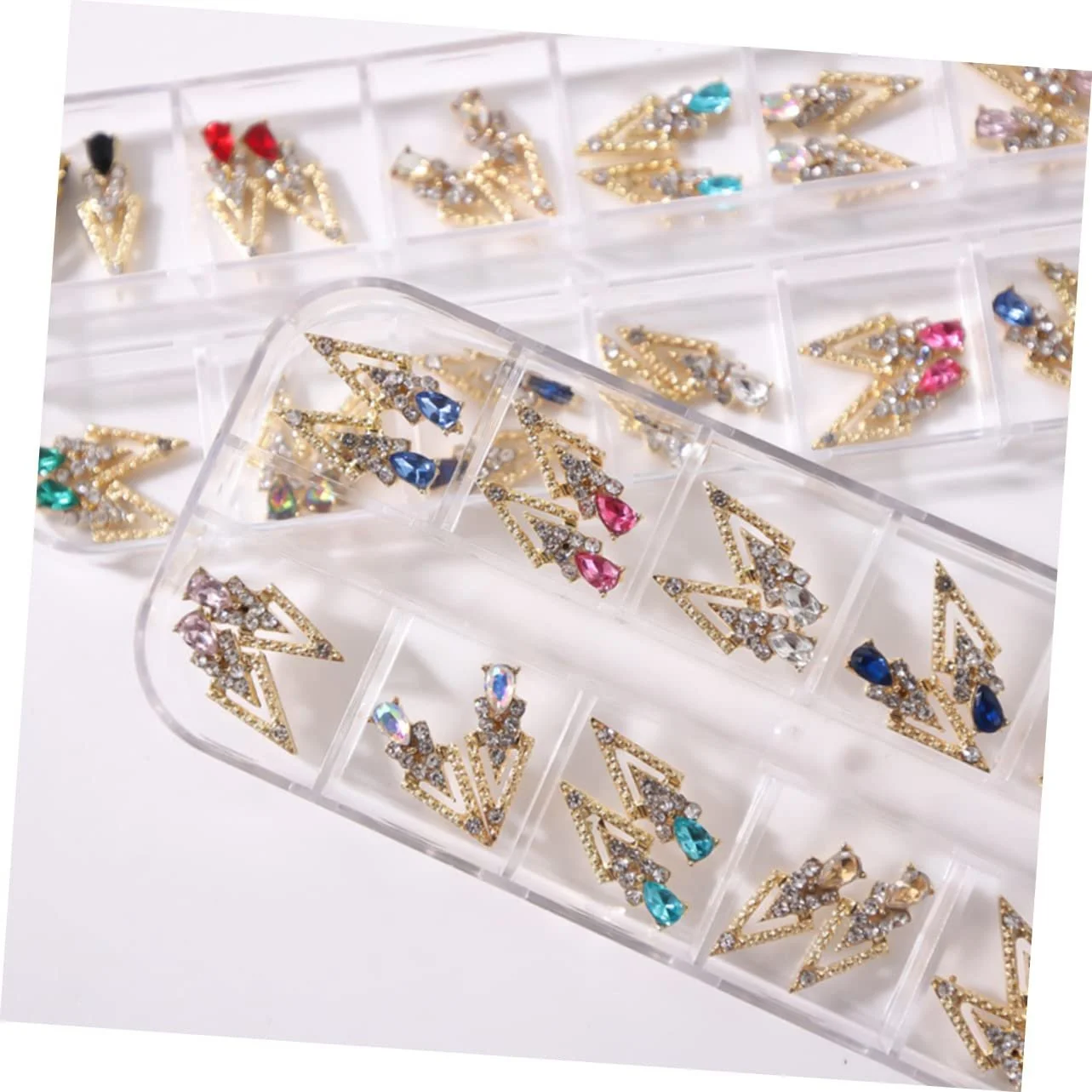 Подвески для маникюра, набор, креативные подвески в форме стрел, украшения для ногтей для женщин, фото №9