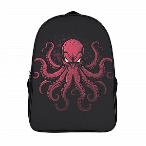 Ранец MXRMXR Octopus 3D для детей, большой, с карманами, школьный, подарок к школе, 40x28x16 см - Фото 1