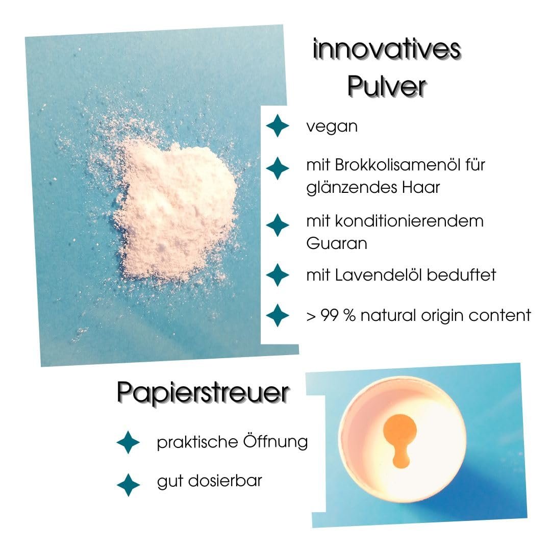 Шампунь та гель для душу у вигляді пудри go-wash для рук, тіла та волосся аромат лаванди без пластику, фото №5