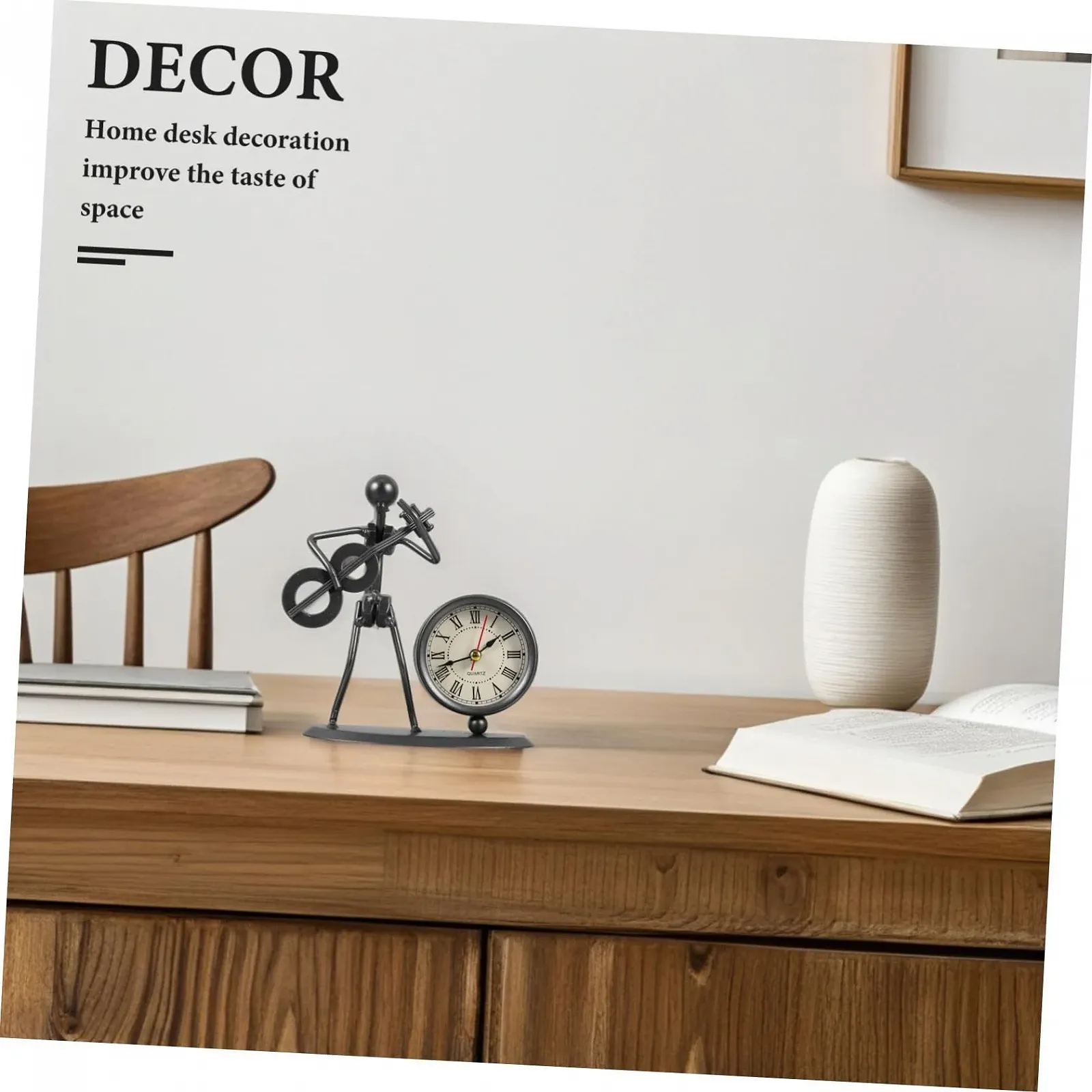 Настольные часы VICASKY Ретро Железные декоративные для дома и офиса, фото №5