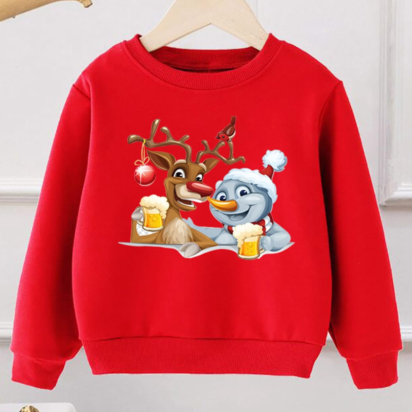 Рождественская Толстовка Trend Красная Детская Рождественская, фото №2