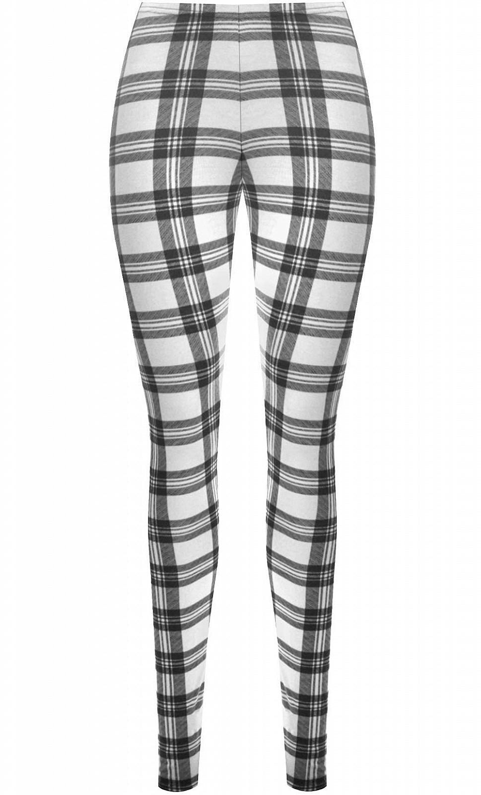 Леггинсы WearAll Plus Size в клетку, длинные - Размер 40-54, фото №1