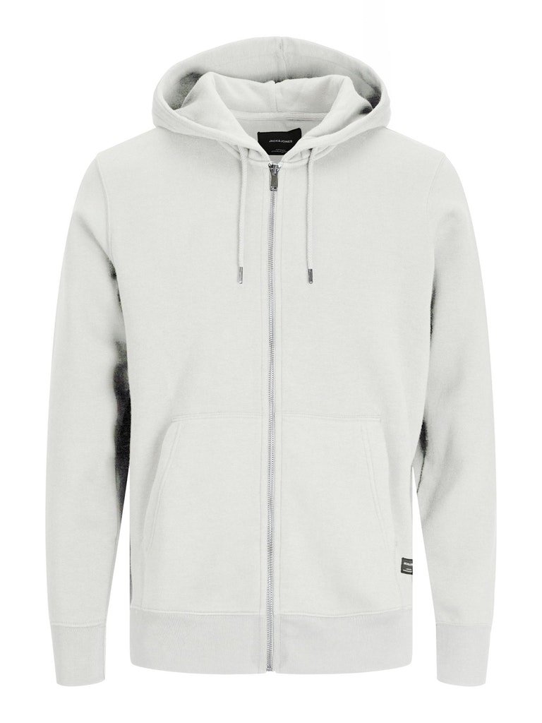 Світшот Jack&Jones BASIC SWEAT ZIP HOOD NOOS 12191895 REG FIT Колір хмар, фото №1