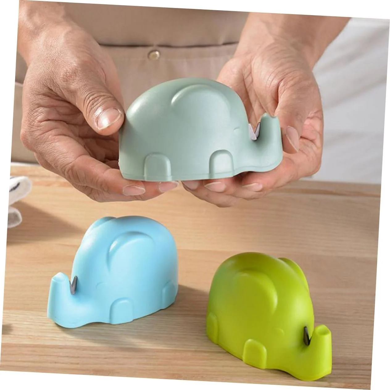 Точилка для ножей 5 наборов цветная пластиковая 3 шт x 5, фото №8