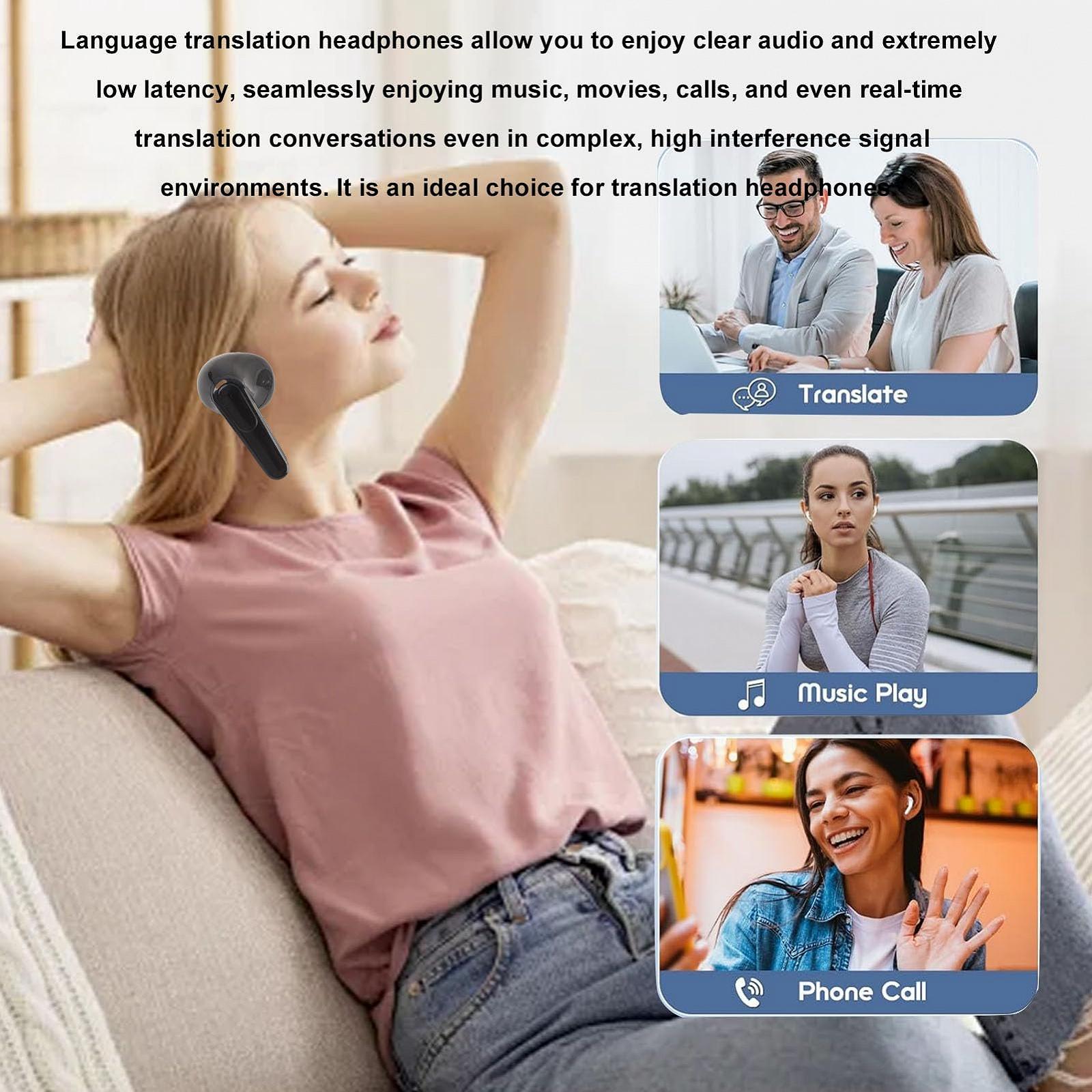 Навушники-перекладачі Cryfokt AI Бездротові 3-в-1 з підтримкою 164 мов, фото №8