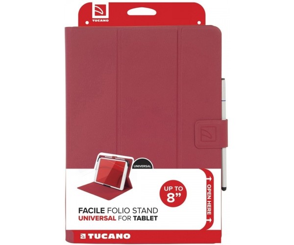 Tucano Чохол Facile Plus Universal для планшетів 7-8", червоний, фото №7
