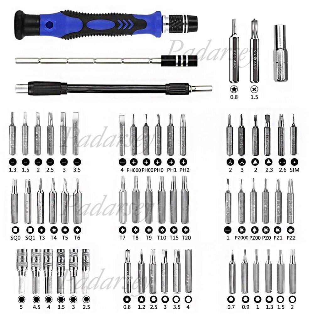 Набір викруток Padarsey Precision 79 in 1, фото №3