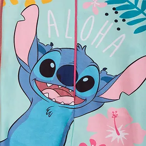 Кімнатний комбінезон Disney Stitch Флісова піжама для дівчат Все в одному Дитяча піжама на блискавці synthetic.ua - Фото 1