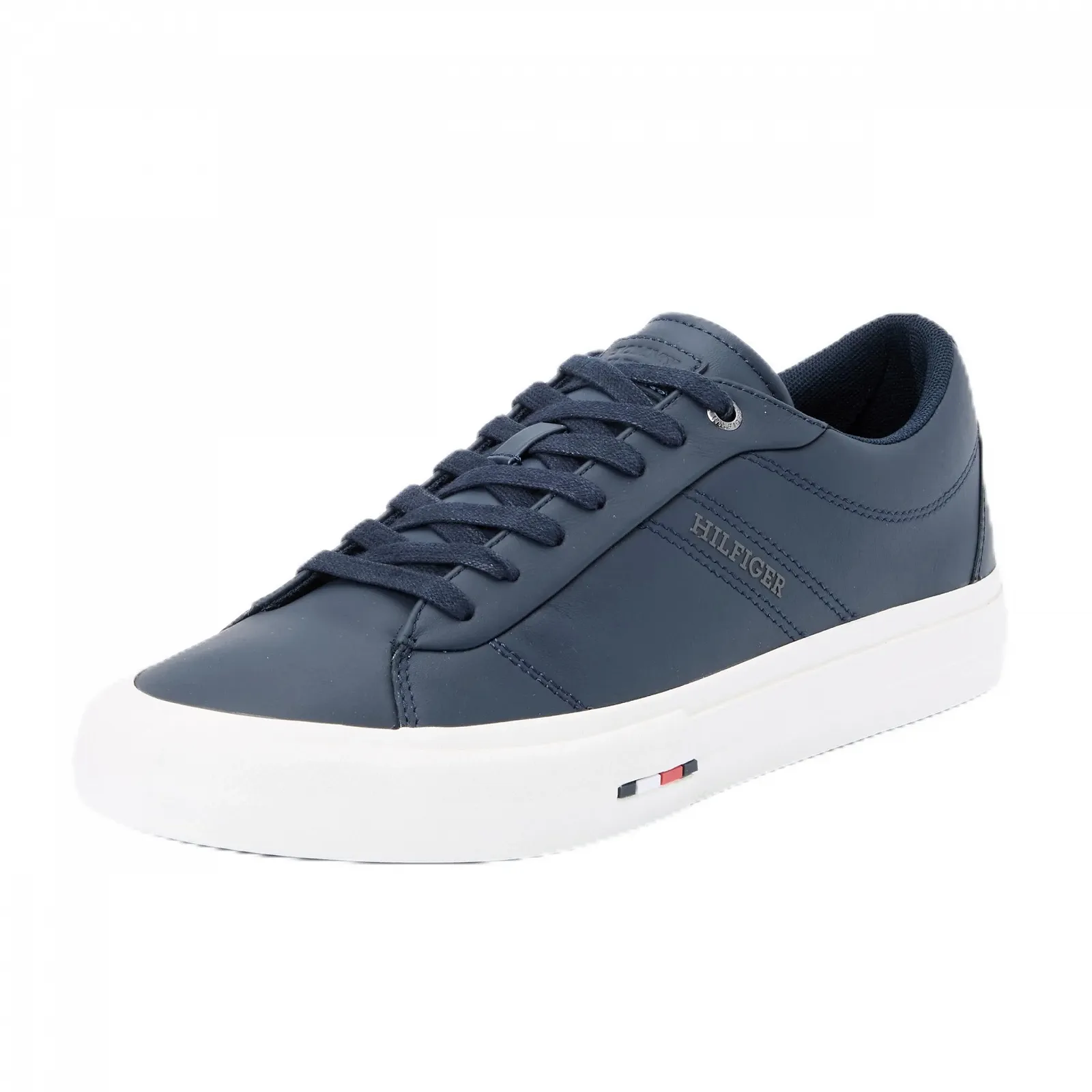 Кеди Tommy Hilfiger TH HI Vulc Street RWB LTH Низькі Білий, 45 EU, фото №1