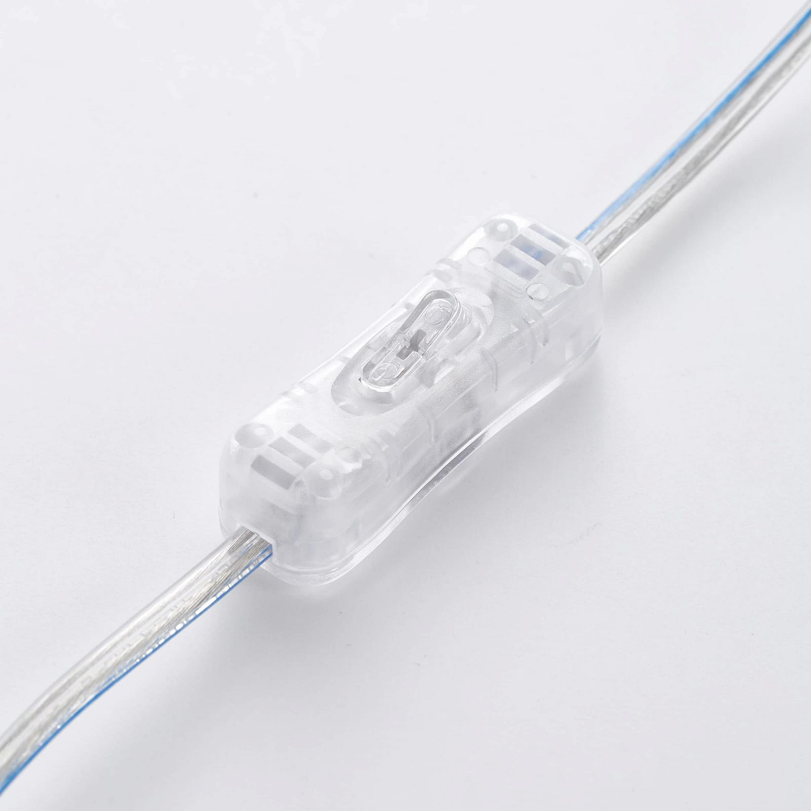 Настольная лампа Lightbox 26 см Modern Fabric Shade Rocker Switch E14 Metal/Textile Iron/Grey/Silver, фото №5