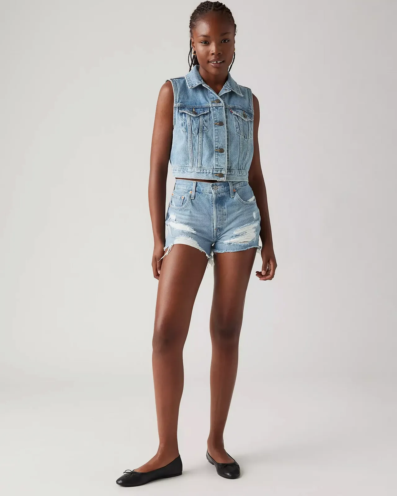 Жіночі шорти Levis - 501 Original Short Camp Point - Womens - 30, фото №1